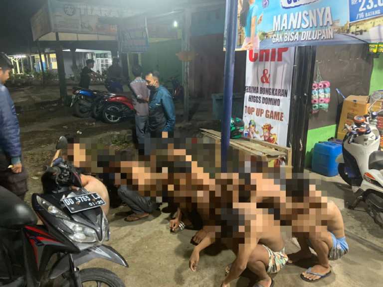 8 Pria di Gowa Diringkus Polisi karena Kedapatan Bawa Busur, 6 Diantaranya Masih di Bawah Umur