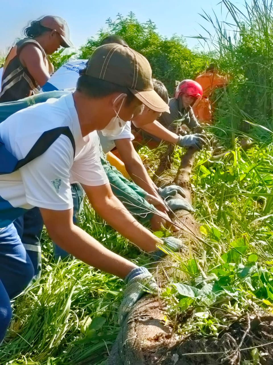 Dukung Gallarang Caradde di Pampang, Belasan Komunitas Turun Bersih-Bersih