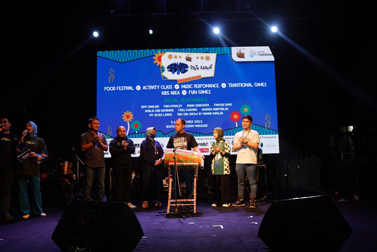 Wali Kota Buka Langsung Makassar Culinary Night Vol 2 di Fort Rotterdam