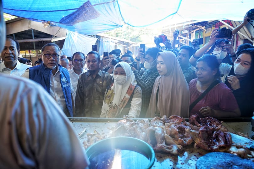 Menteri Perdagangan Zulkifli Hasan Sebut Harga Kebutuhan Pokok di Sulsel di Bawah Rata-rata Nasional