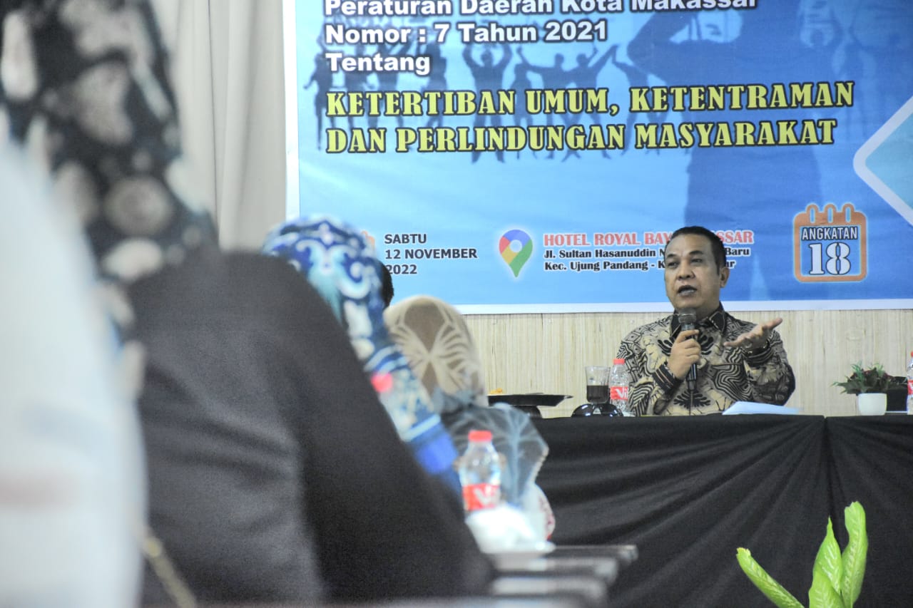 Legislator Hasanuddin Leo Gelar Sosper Tentang Ketertiban Umum