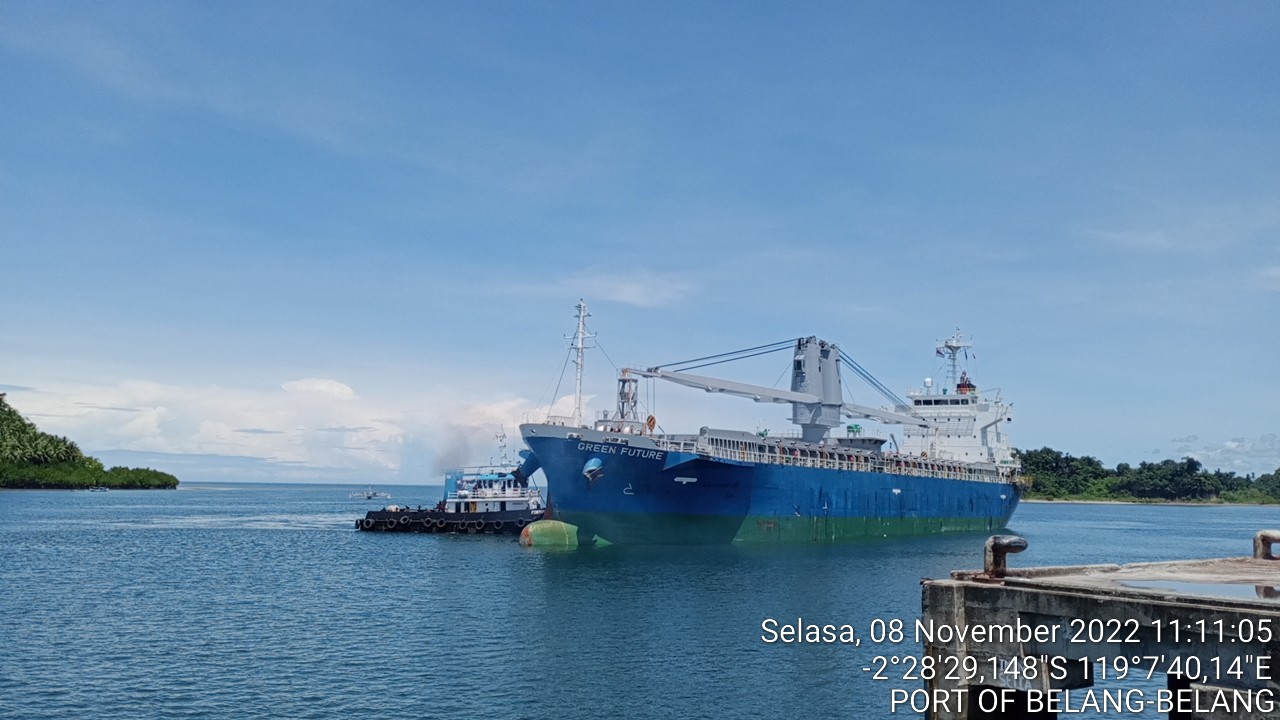 PT TLI Fasilitasi Kapal Asing Pengekspor Cangkang di Pelabuhan Belang-belang