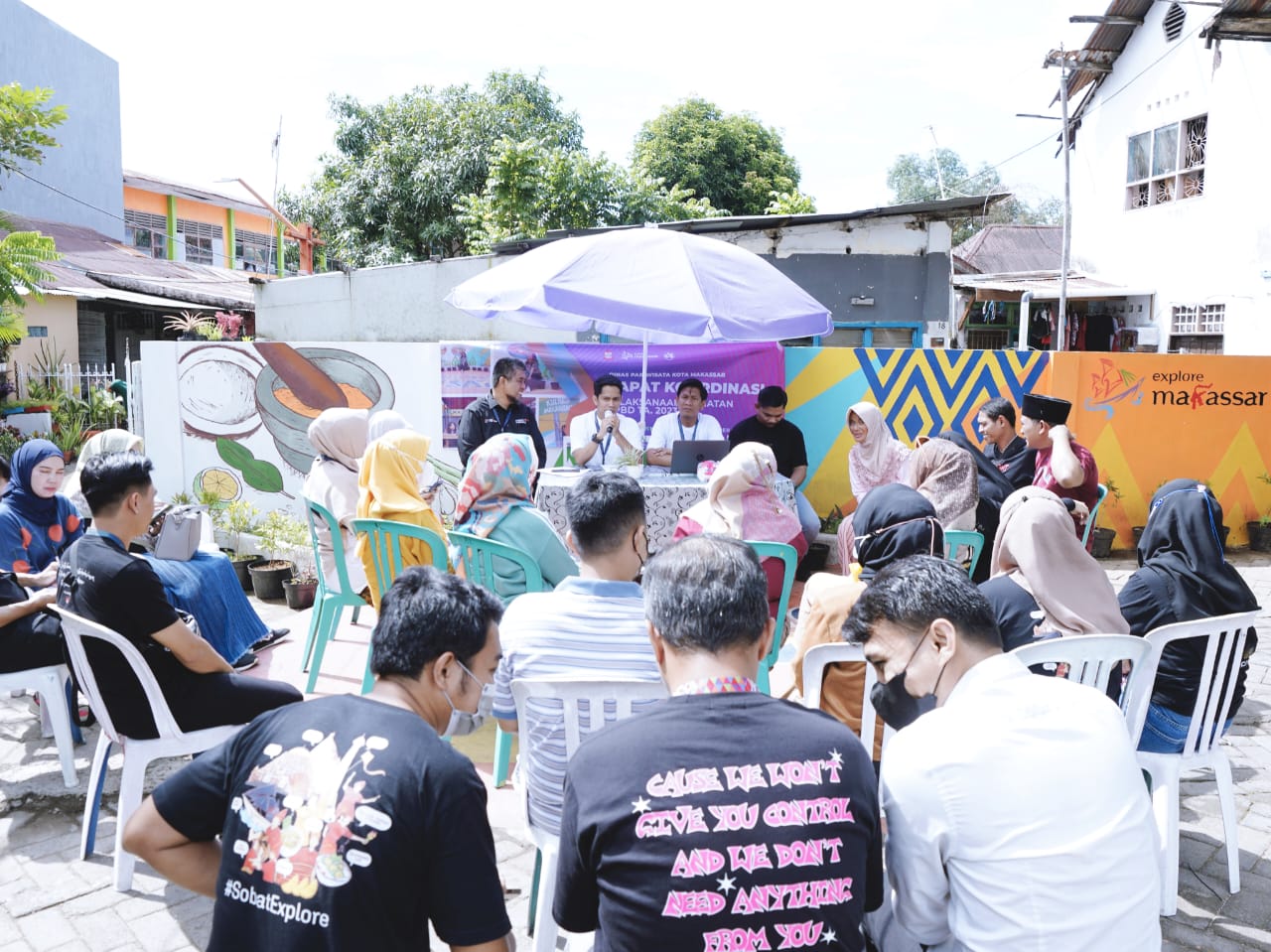 Dispar Makassar Gelar Rakor di Lorong Wisata Esbjerg Batu Putih
