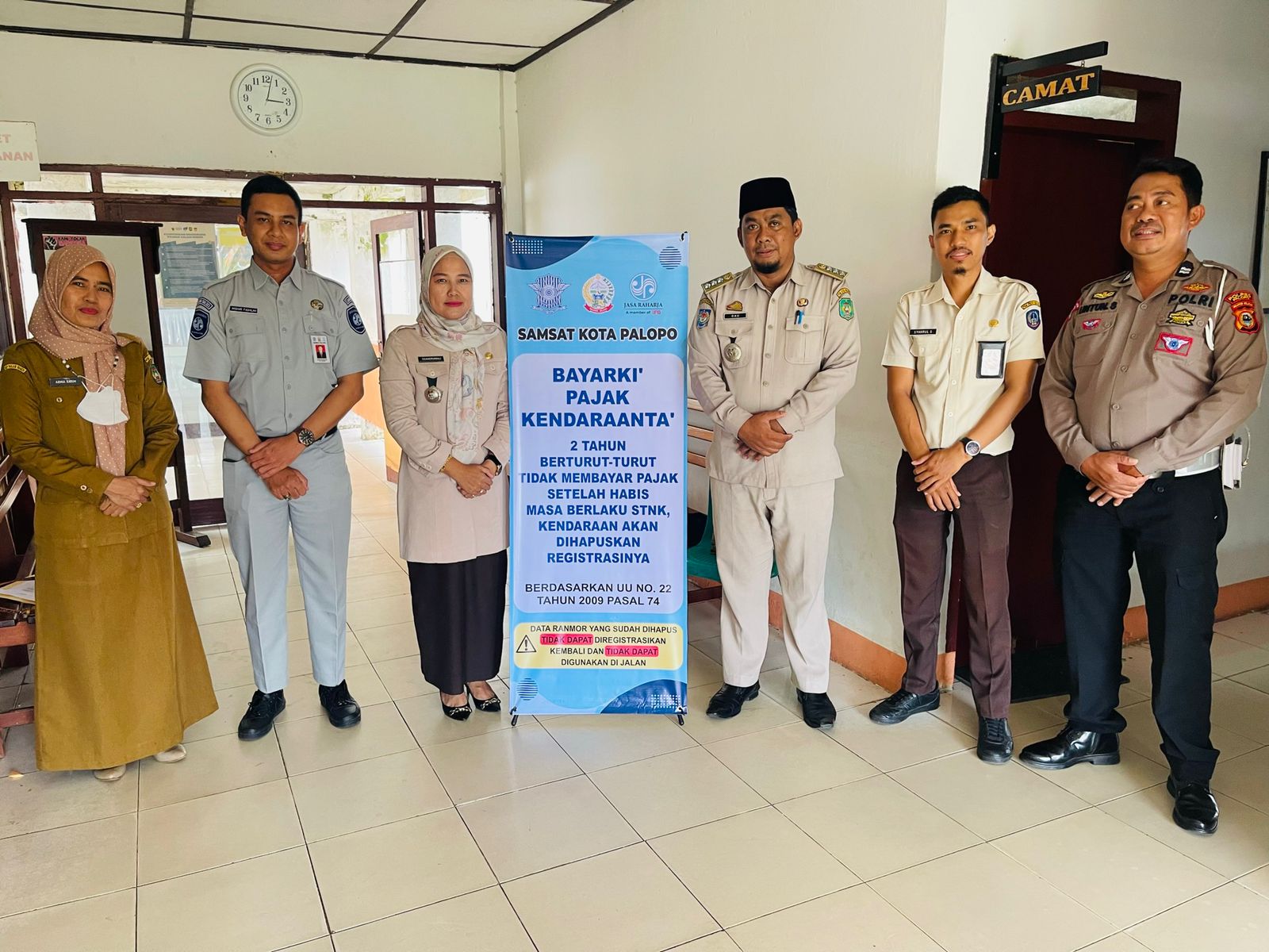 Sasar Seluruh Kecamatan, Samsat Palopo Sosialisasikan Kebijakan Penghapusan Data Kendaraan