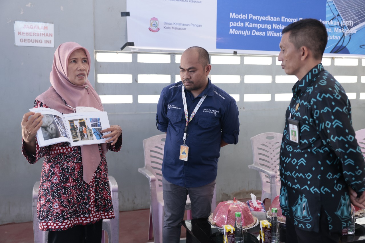 Kadispar Makassar Berkunjung ke Pulau Lae-lae Hadiri Sosialisasi EBT