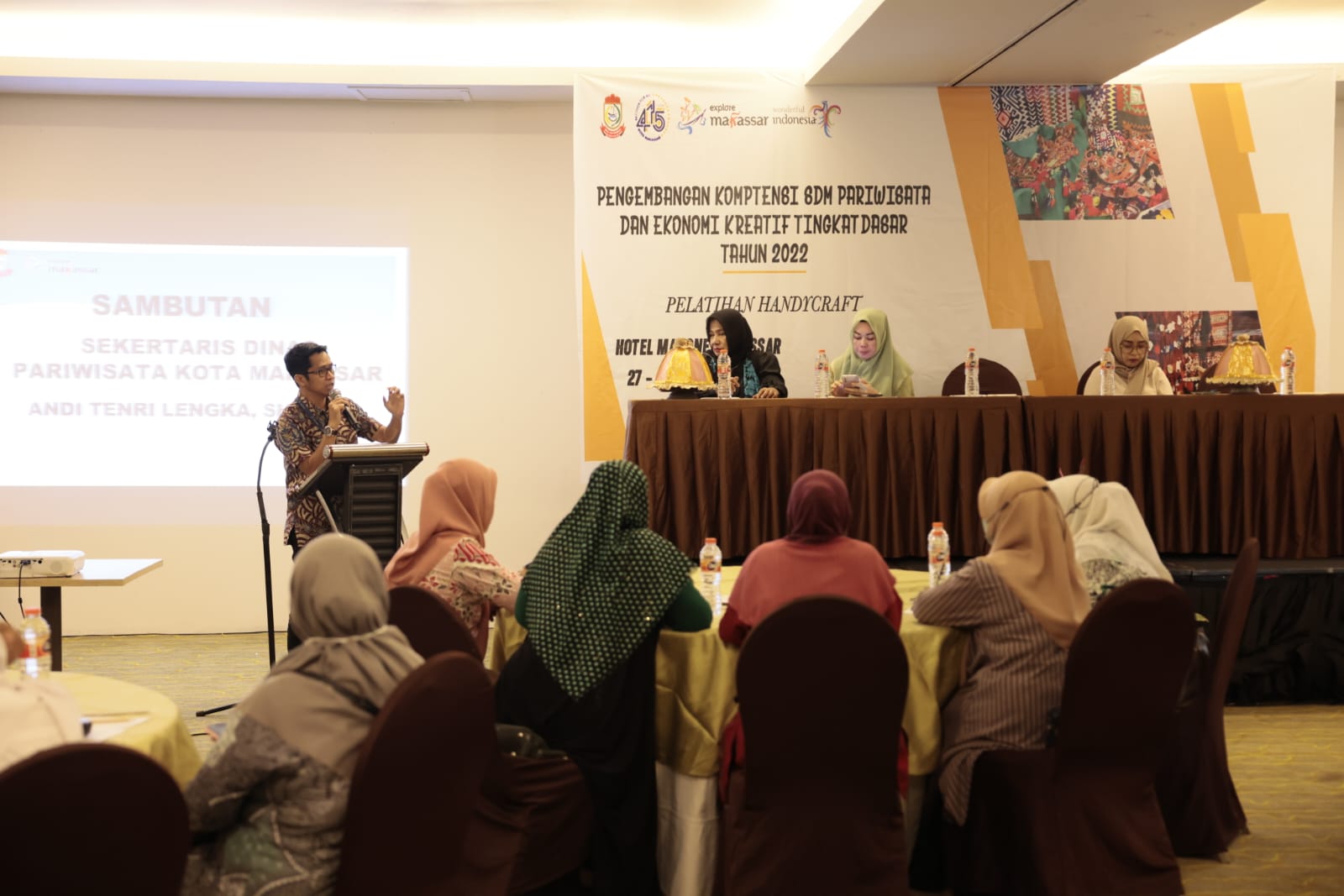 Dispar Adakan Kegiatan Pengembangam Kompetensi SDM Pariwisata dan Ekraf, Sasar Masyarakat Lorong