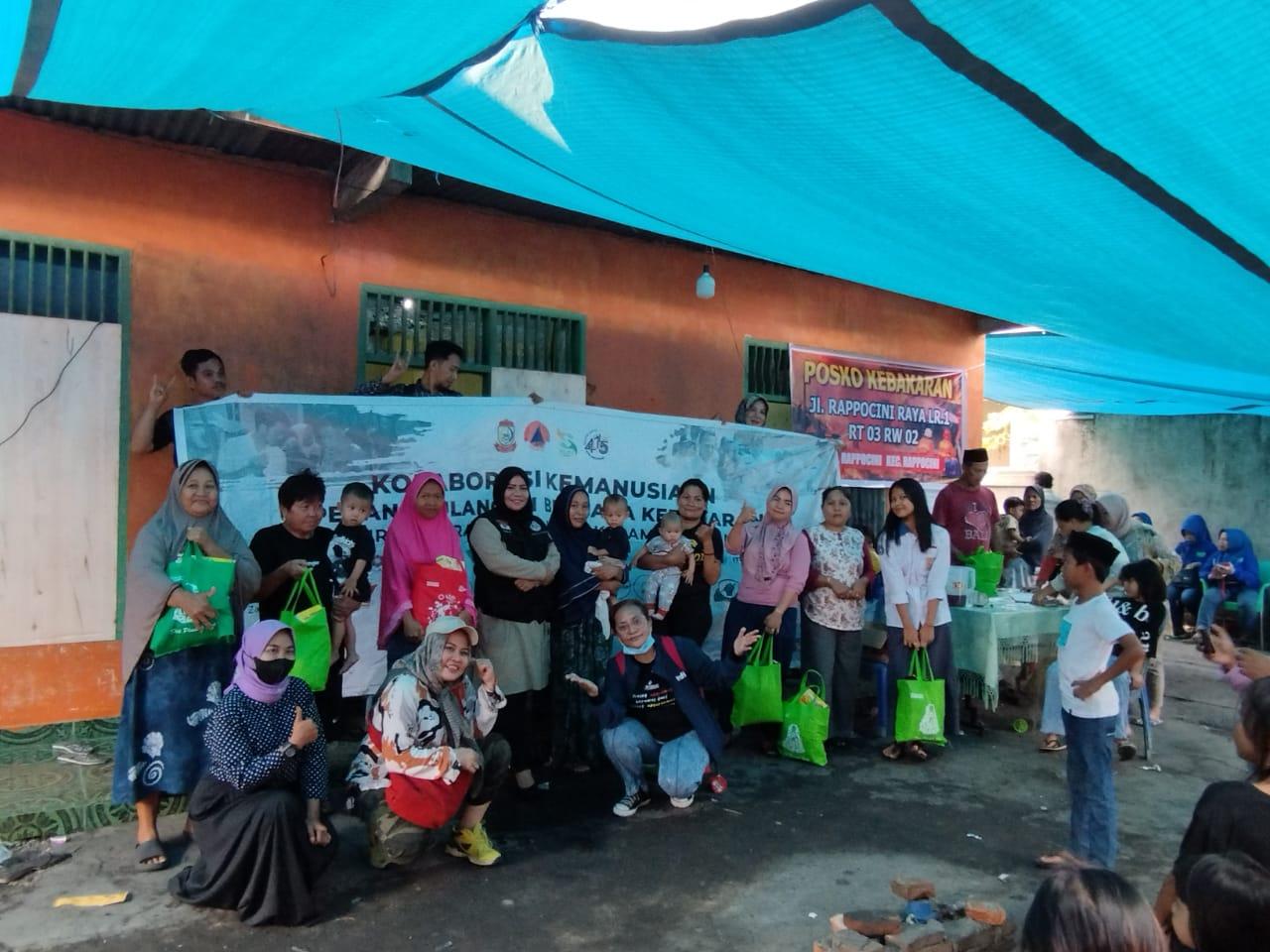 FKKM Gandeng Alfamart Bantu Korban Kebakaran Rappokalling dan Rappocini