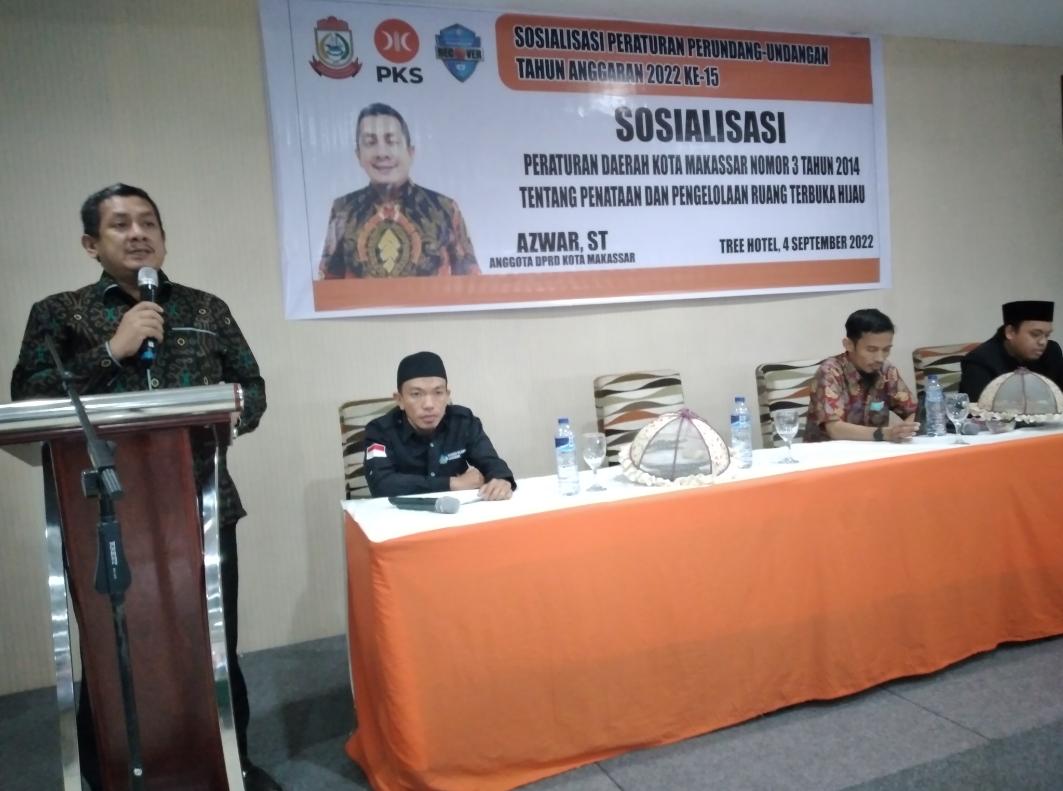 Azwar Minta Pemkot Makassar Maksimalkan Lahan untuk RTH 