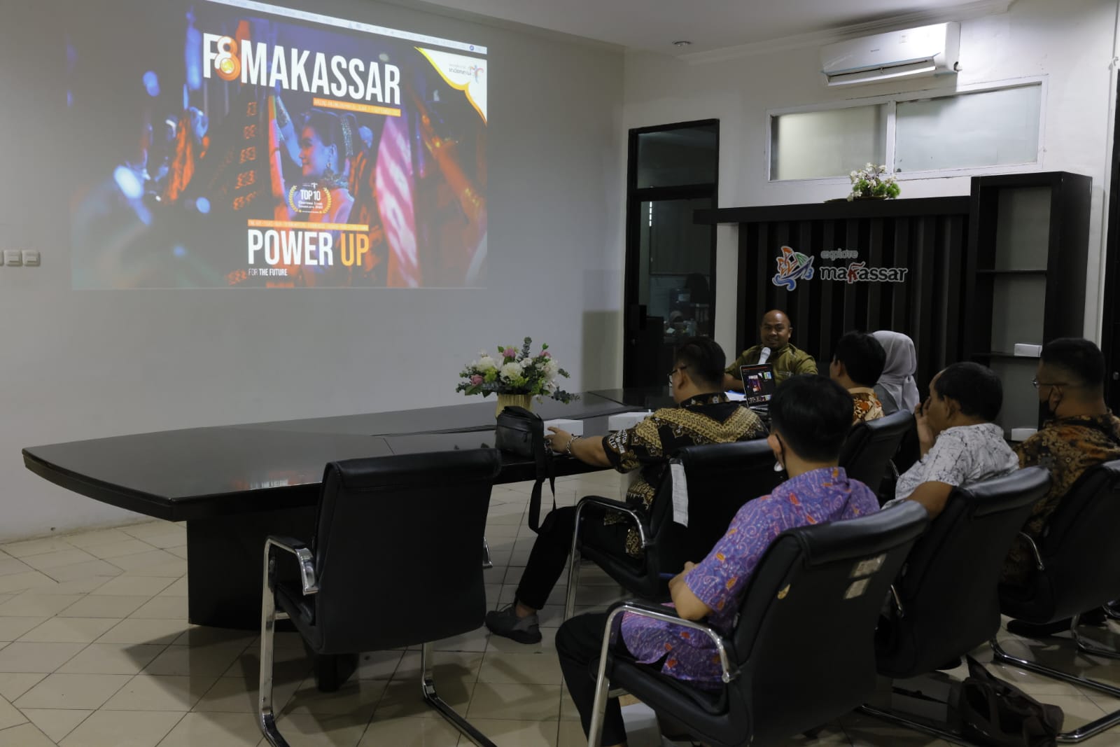 Konsultasi Penataan Kawasan Wisata, Dispar Palembang Berkunjung ke Dispar Makassar