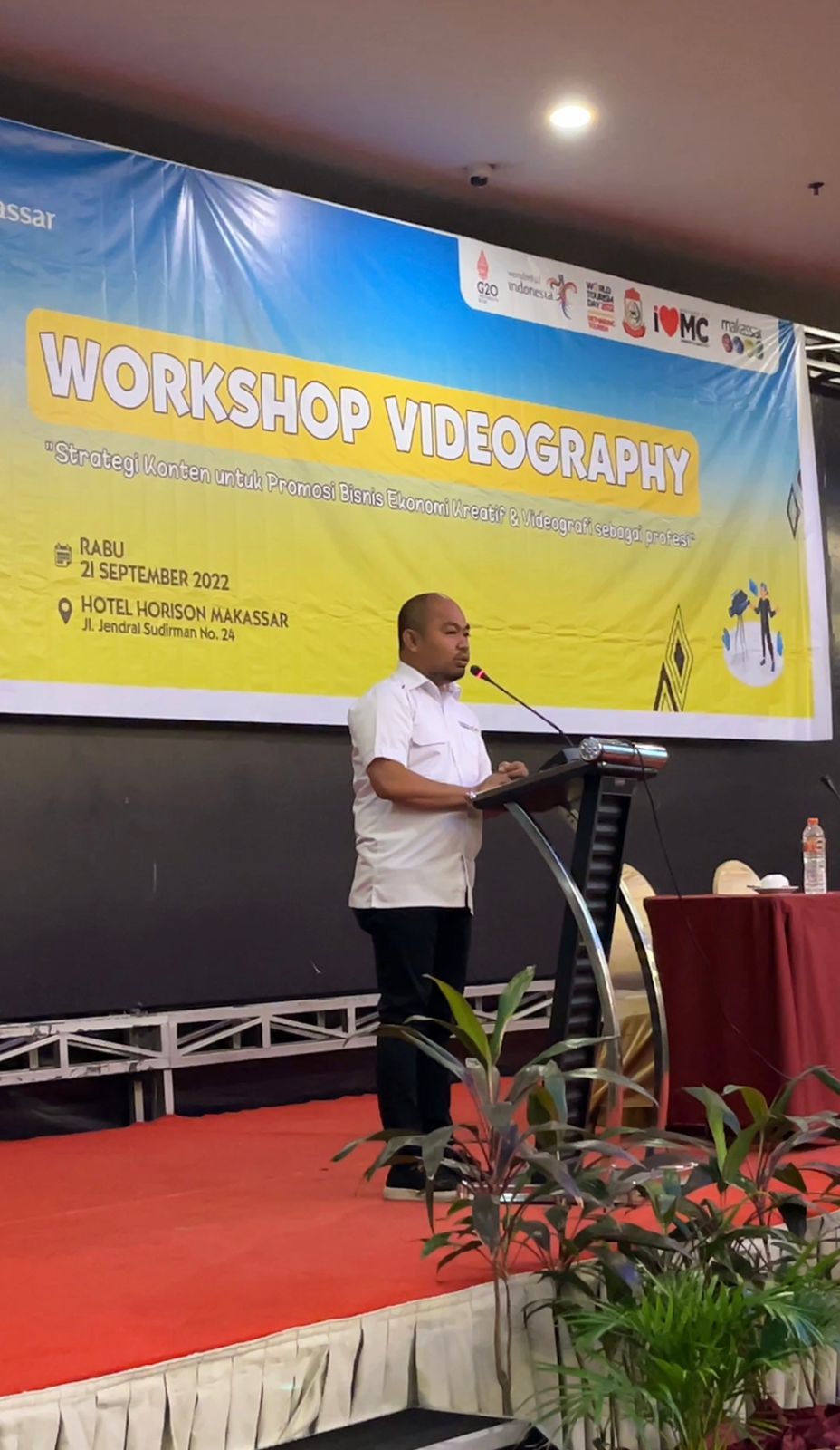 Terus Dukung Pelaku Ekonomi Kreatif, Dispar Makassar Gelar Workshop Videografi