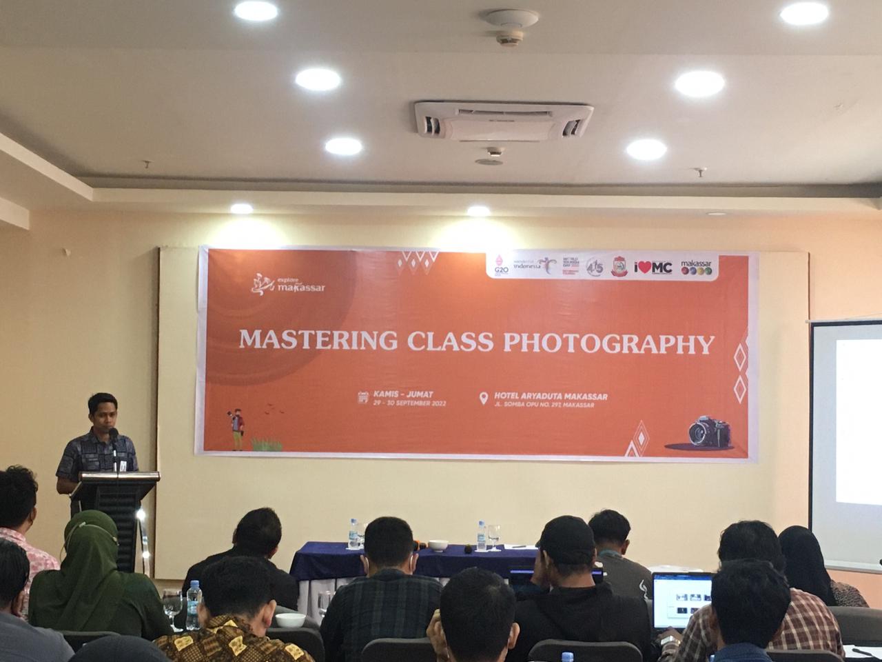 Dispar Makassar Gelar Mastering Class Fotografi 2022, Upaya Dorong Kemajuan Industri Ekraf