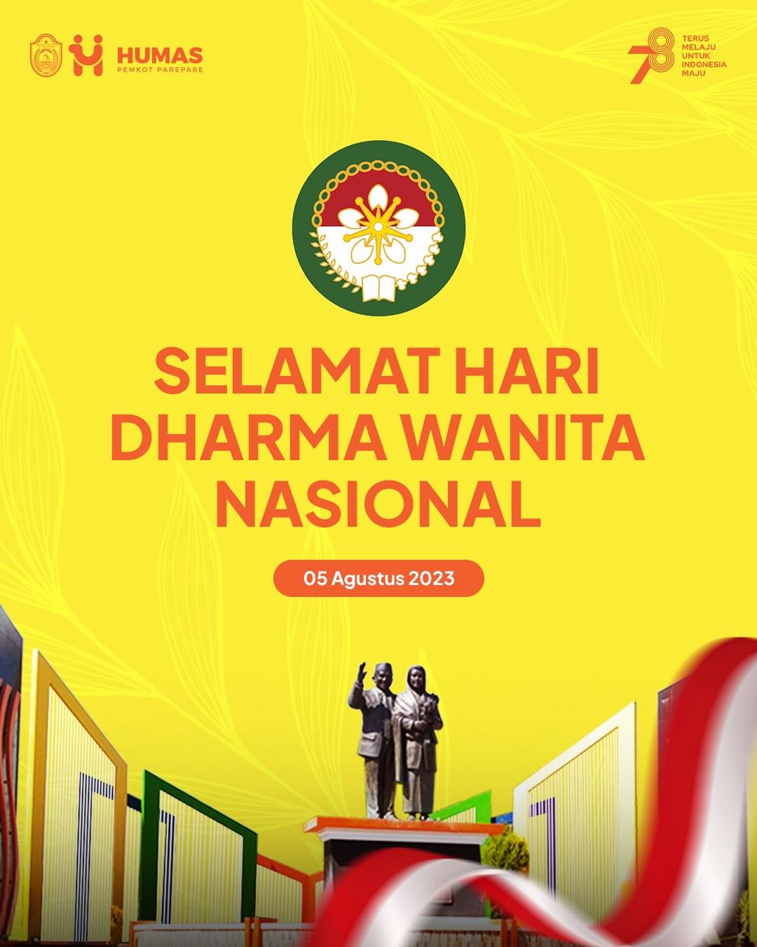 Hari Dharma Wanita Nasional, Pemkot Parepare Apresiasi Peran Penting Wanita Majukan Bangsa
