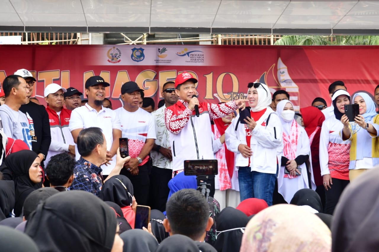 Mendagri Sebut Program Gubernur Andi Sudirman Jalan Sehat Anti Mager Sangat Luar Biasa