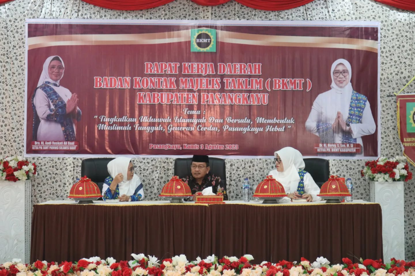 Bupati dan Wabup Pasangkayu Hadiri Rakerda BKMT, Penurunan Stunting Jadi Prioritas