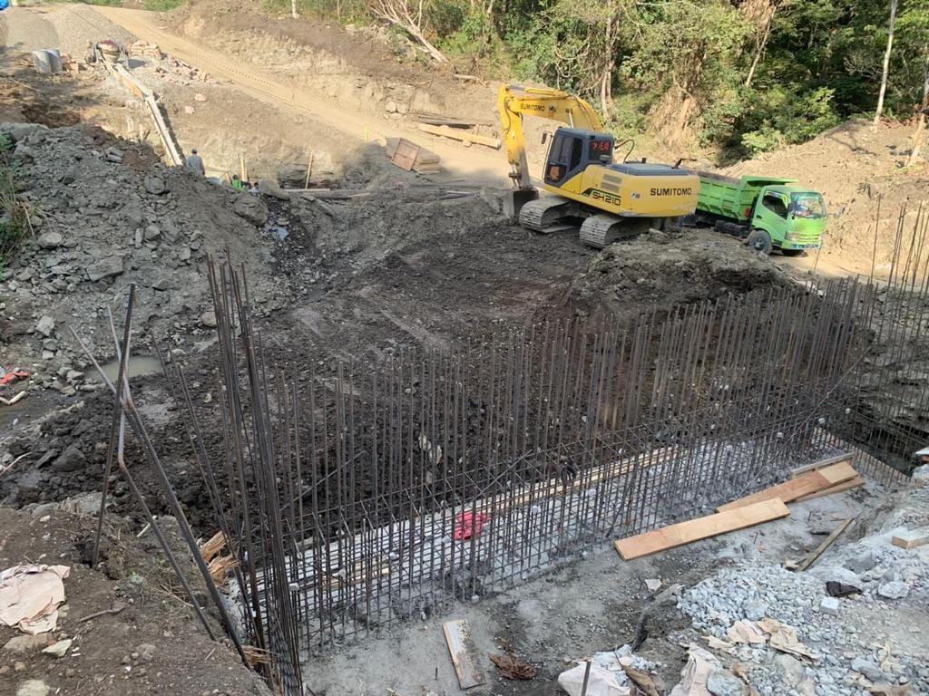 Jembatan Sungai Walemping dalam Progres Pembangunan, Gubernur: Ini Rintisan yang Menghubungkan Soppeng dan Barru