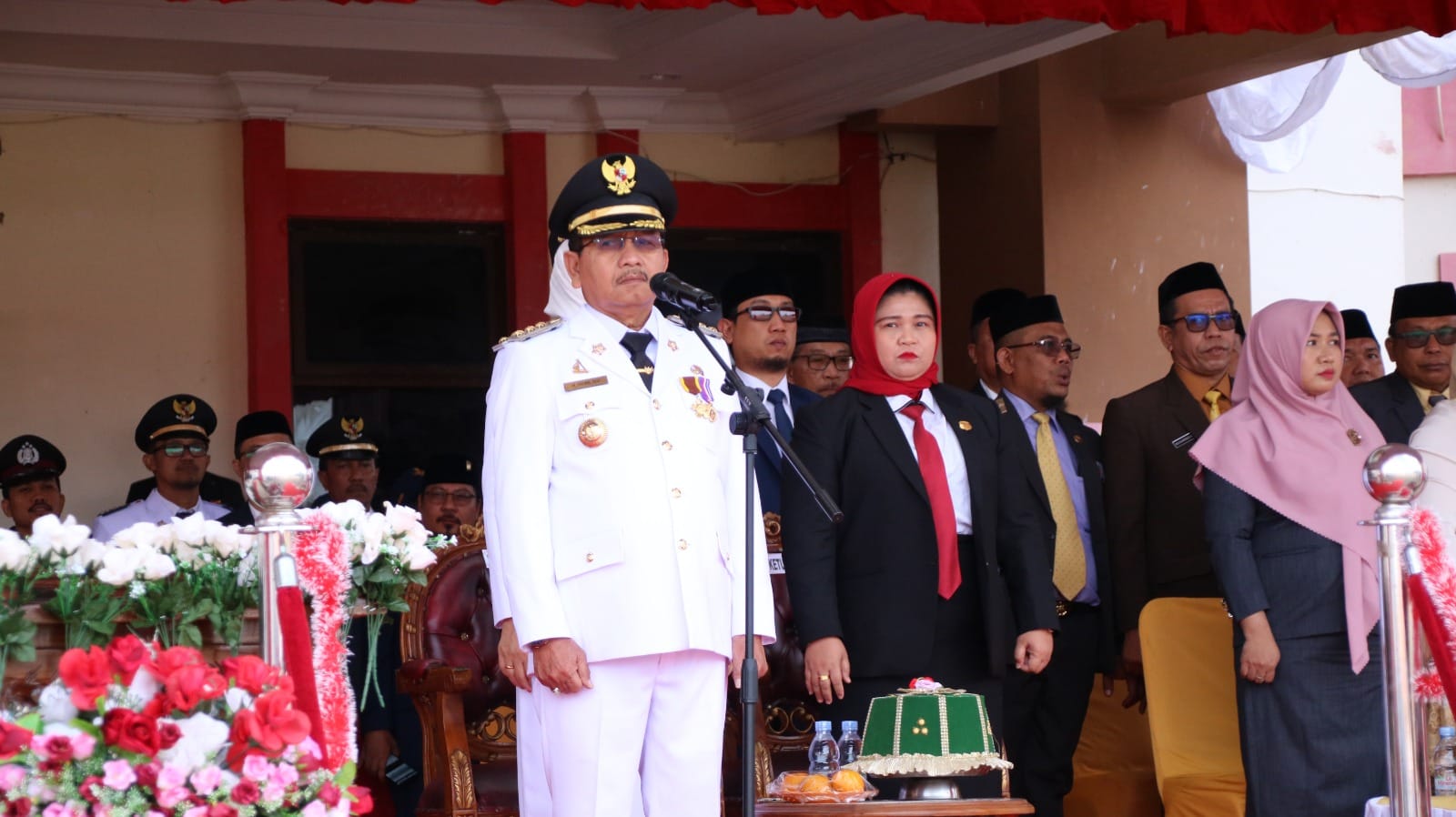 Bupati Yaumil Inspektur Upacara HUT RI ke-78, Terus Melaju Untuk Indonesia Maju