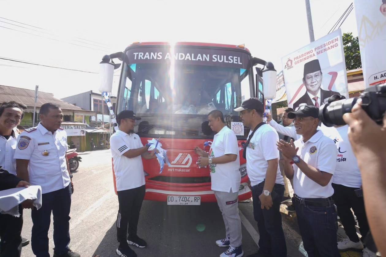 Bus Trans Andalan Beroperasi di Wilayah Kabupaten Wajo