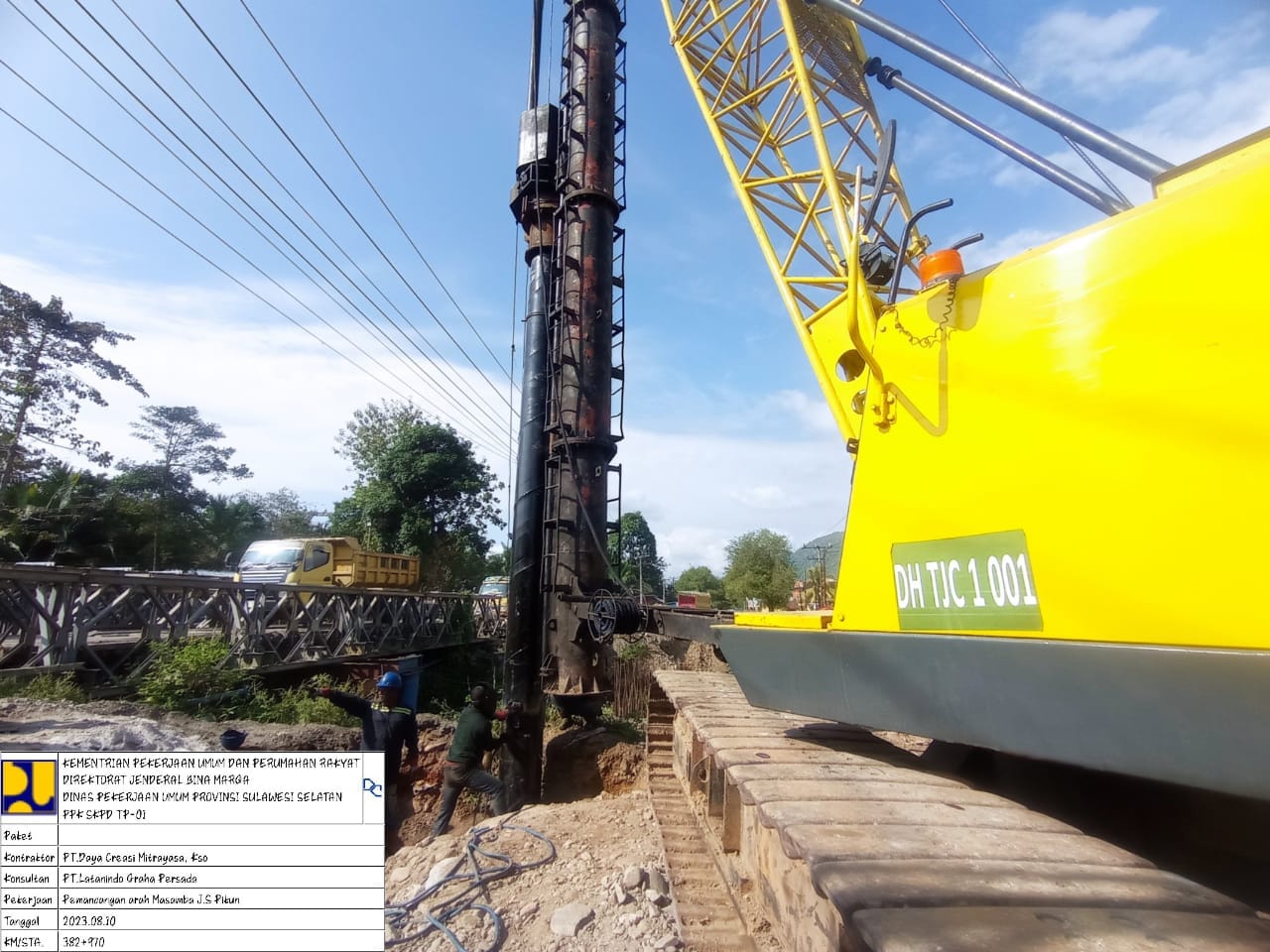 Jembatan Sungai Rampoang Palopo dalam Progres Pembangunan, Andi Sudirman: Wujud Sinergitas Pemprov dengan Pemerintah Pusat