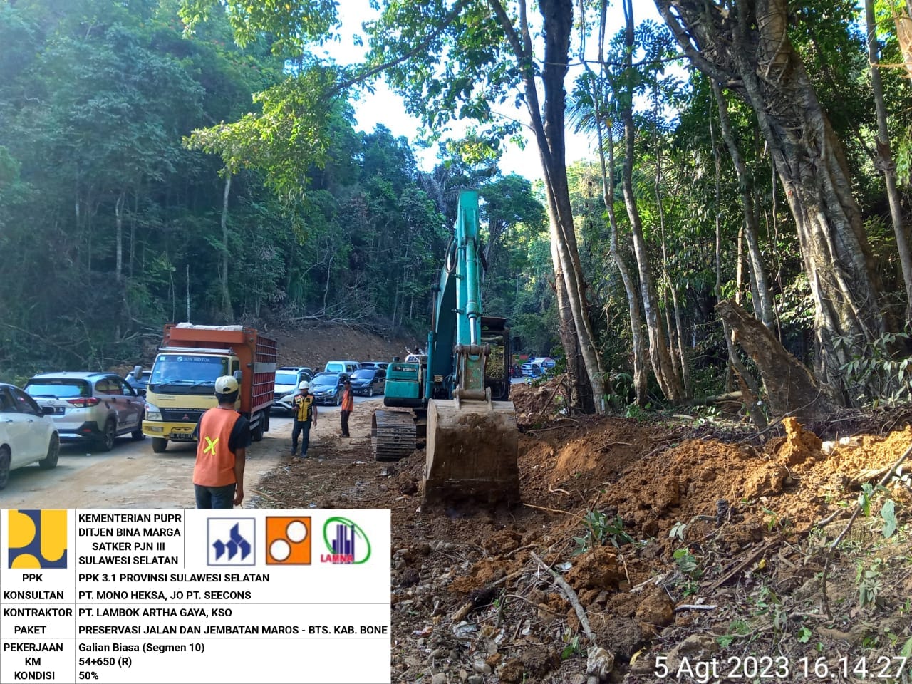 Rp157 Miliar untuk Preservasi Ruas Maros-Bone, Gubernur Ucapkan Terima Kasih ke Presiden, Menteri PUPR hingga Balai Jalan Nasional 