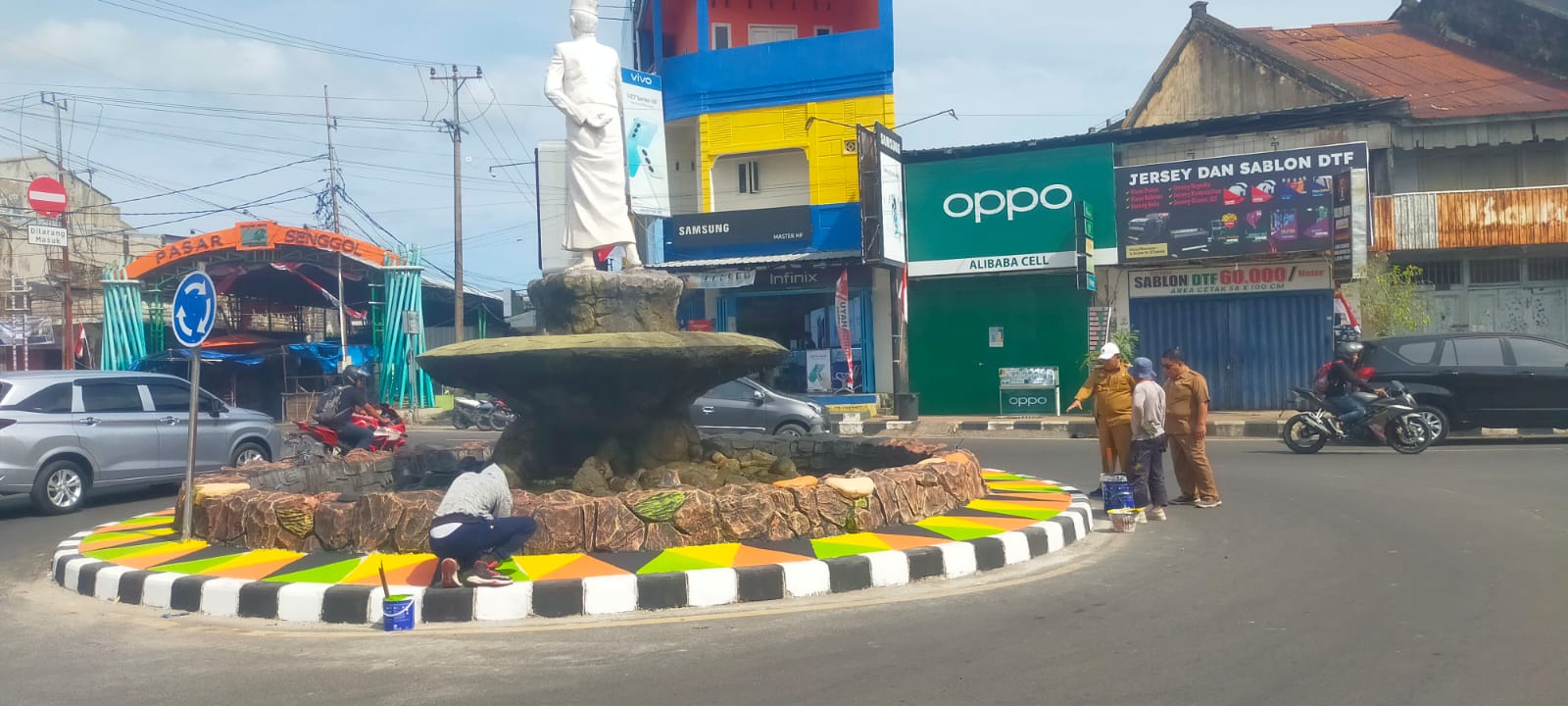 Peringatan HUT Kemerdekaan, Ikon Parepare Air Mancur dan Taman Pemuda Dipercantik