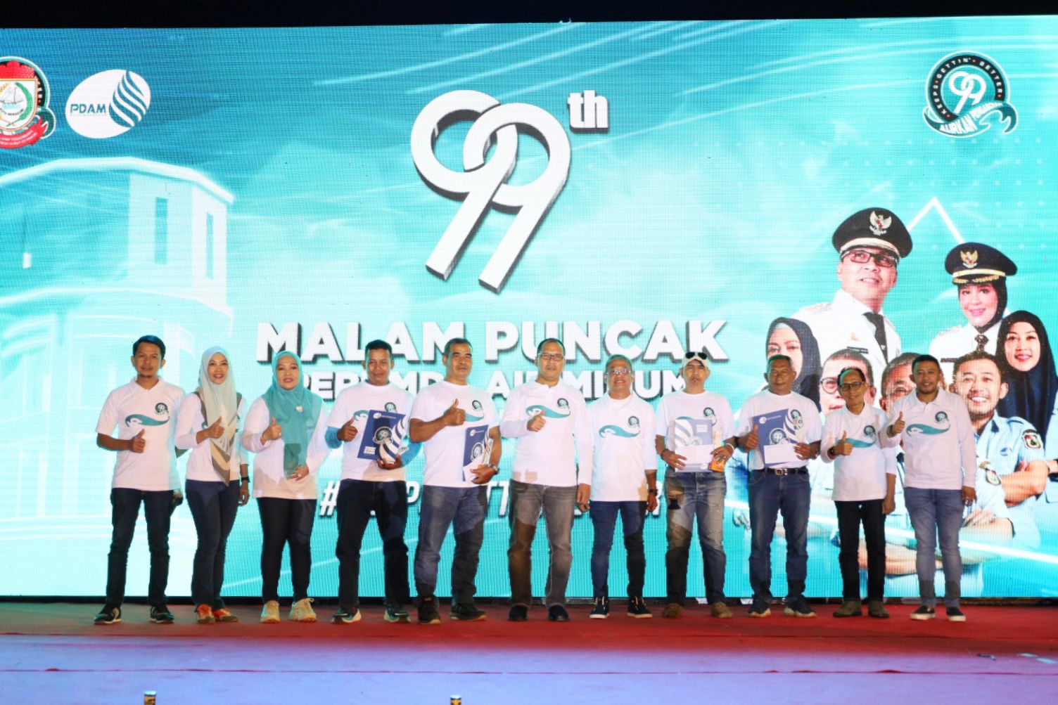 Hadiri Malam Puncak HUT ke-99 PDAM Makassar, Danny Pomanto Apresiasi Telah Hasilkan Laba Tanpa Utang