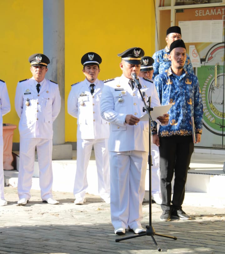 Khidmat, Upacara Peringatan HUT ke-78 Kemerdekaan Kecamatan Ujung Bersama Seluruh Lurah 