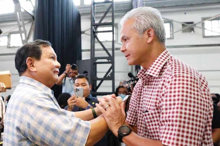 Hasil Survei LSI Denny JA: Prabowo Unggul Jauh Jika Head to Head Berhadapan Ganjar