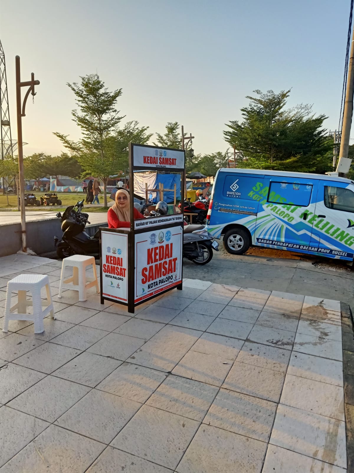 Layanan Kedai Samsat Palopo Tetap Beroperasi, Meski Lapangan Pancasila Direvitalisasi