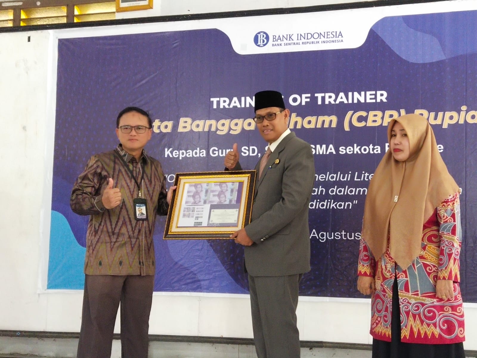 Pemkot Parepare Bersama BI Gelar TOT Cinta Bangga Paham Rupiah Bagi Guru SD, SMP dan SMA