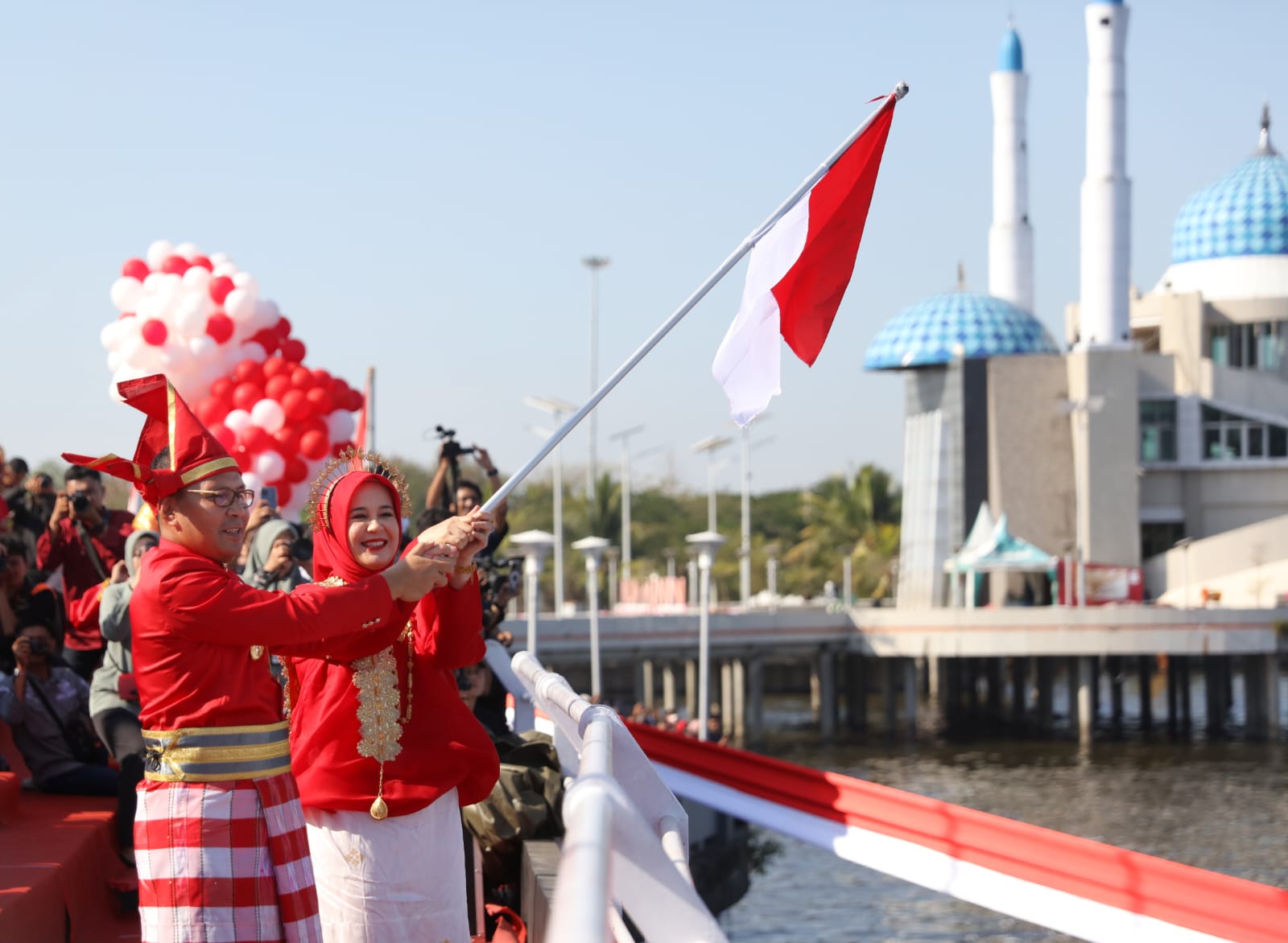 Danny Pomanto Launching Empat Program Inovasi di Upacara HUT ke 78 RI Kota Makassar 