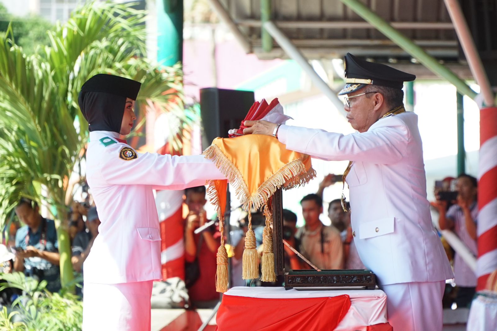 Khidmat Upacara HUT ke-78 Kemerdekaan di Parepare, Taufan Pawe Bangga Paskibraka Sukses Laksanakan Tugas