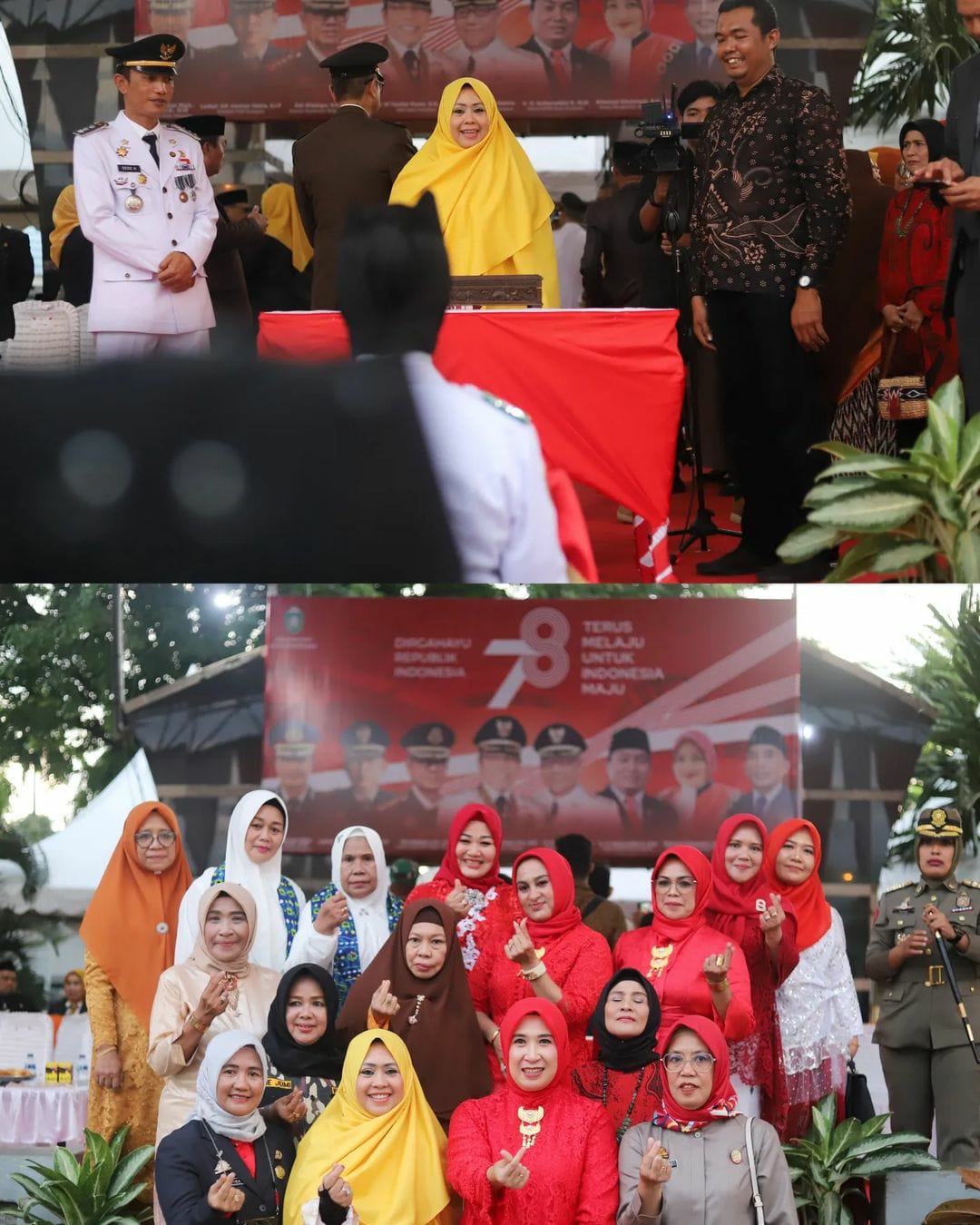 Aktif di Momen HUT Kemerdekaan, Erna Rasyid Taufan Maknai Kemerdekaan Mengisi Pembangunan dengan Hal Positif