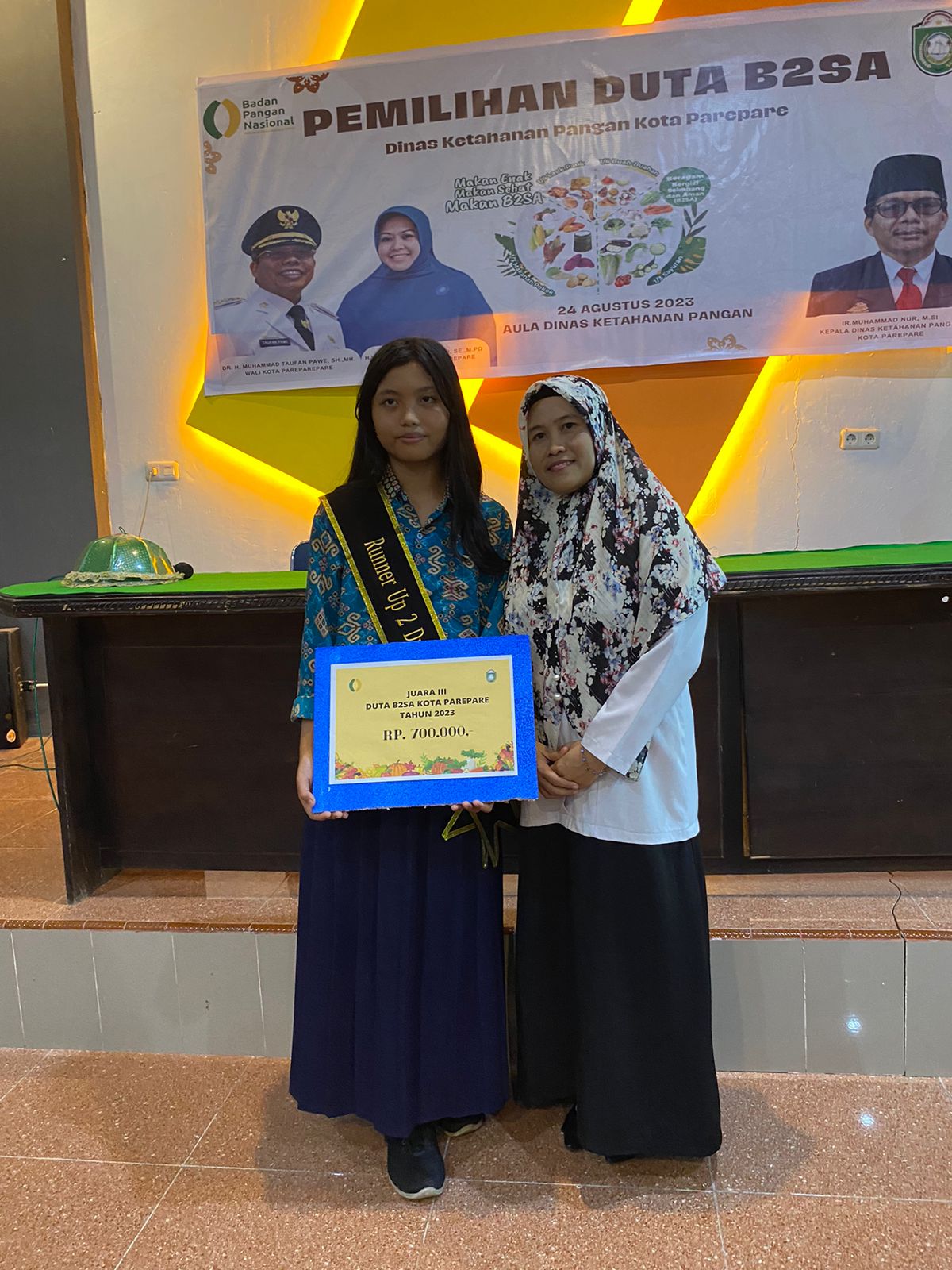 SMPN 4 Parepare Terbaik 3 Lomba Duta B2SA