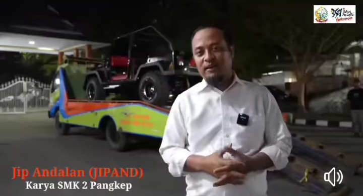 Jip Andalan Karya SMK 2 Pangkep Sudah Bisa Test Drive