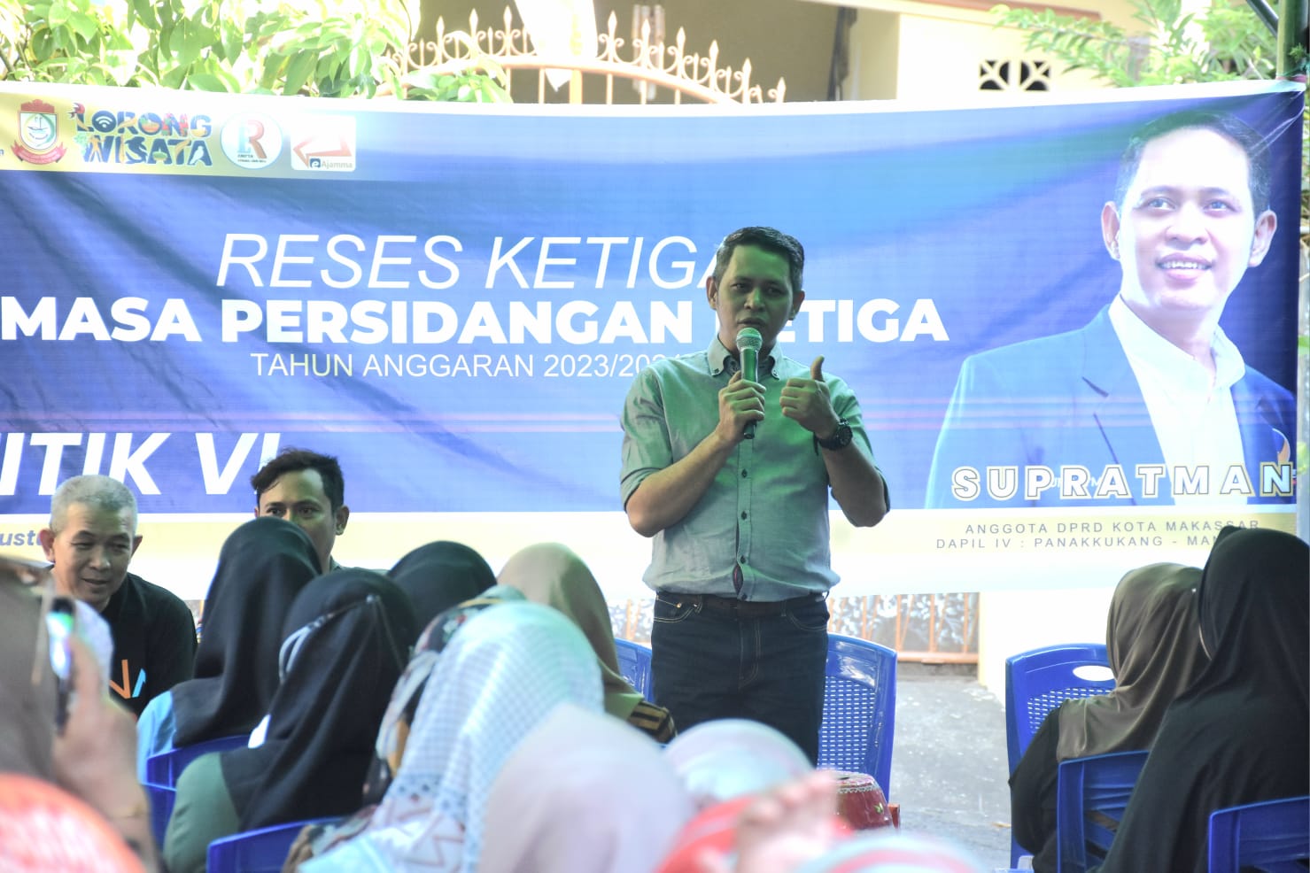 Reses di BTN Makkio Baji, Legislator Supratman Minta Pembangunan PSEL Tetap di TPA Tamangapa