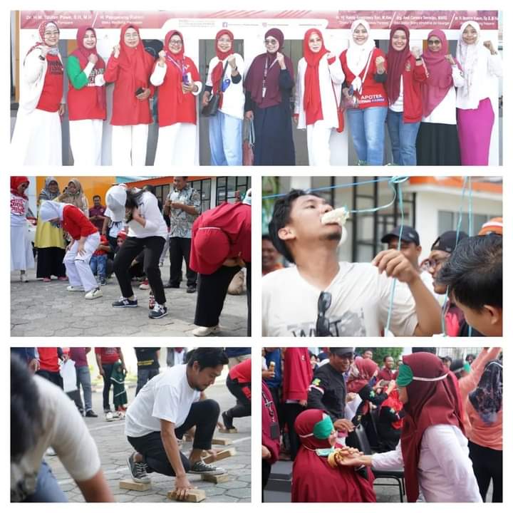 Seru Lomba 17-an di RSUD Andi Makkasau, Kekeluargaan Terjalin Harmonis, Pelayanan Tetap Normal