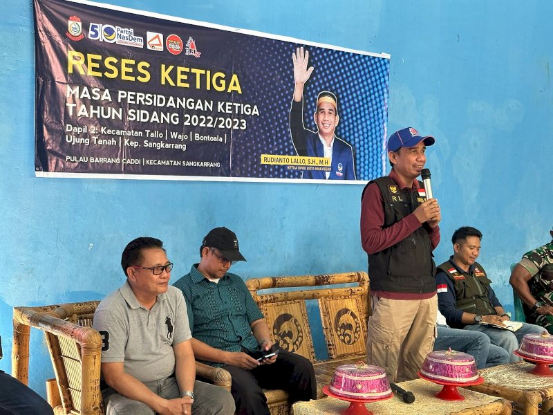 Dengarkan Keluhan Terkait Dermaga yang Rusak Parah saat Reses di Barrang Caddi, Rudianto Lallo Siap Memperjuangkan