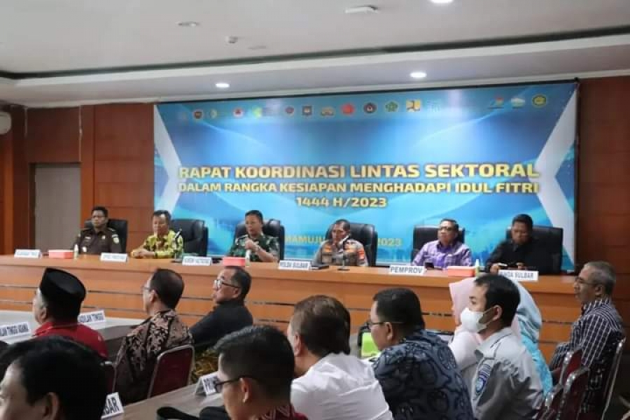 Sekprov Sulbar Hadiri Rakor Pengamanan Idul Fitri, Kapolri Turunkan 148.261 Personel Gabungan di Semua Daerah