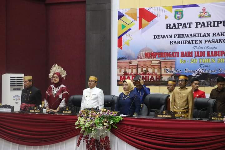 Rapat Paripurna Hari Jadi Pasangkayu ke 20, Bupati Harap Jadi Momentum Kebangkitan
