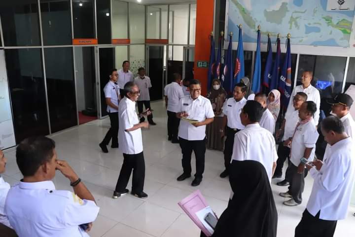 Sekprov Sulbar Sidak Usai Cuti Lebaran, Kehadiran Pegawai 98 Persen