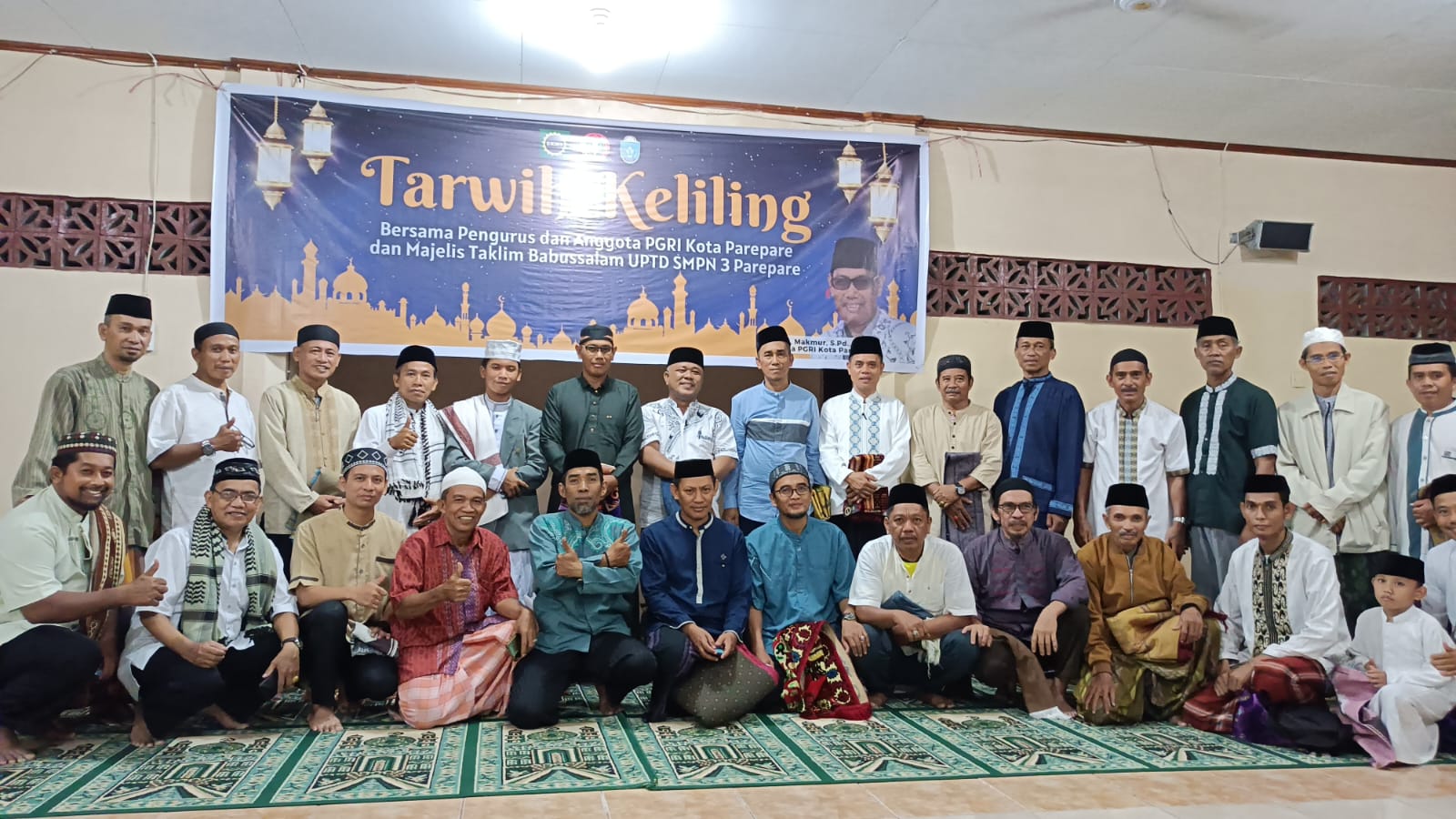Khidmat Sarat Makna, Tarawih Keliling PGRI di SMPN 3 Parepare 
