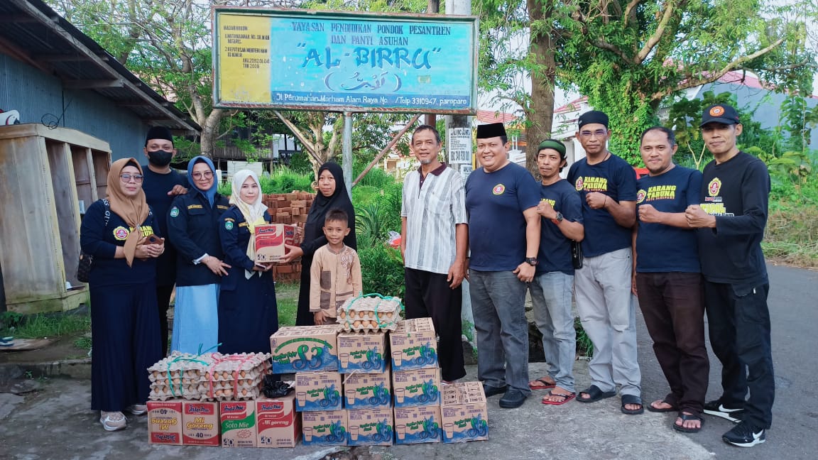 Aksi Sosial Peduli Ramadan, Karang Taruna Parepare Anjangsana ke Panti Asuhan 