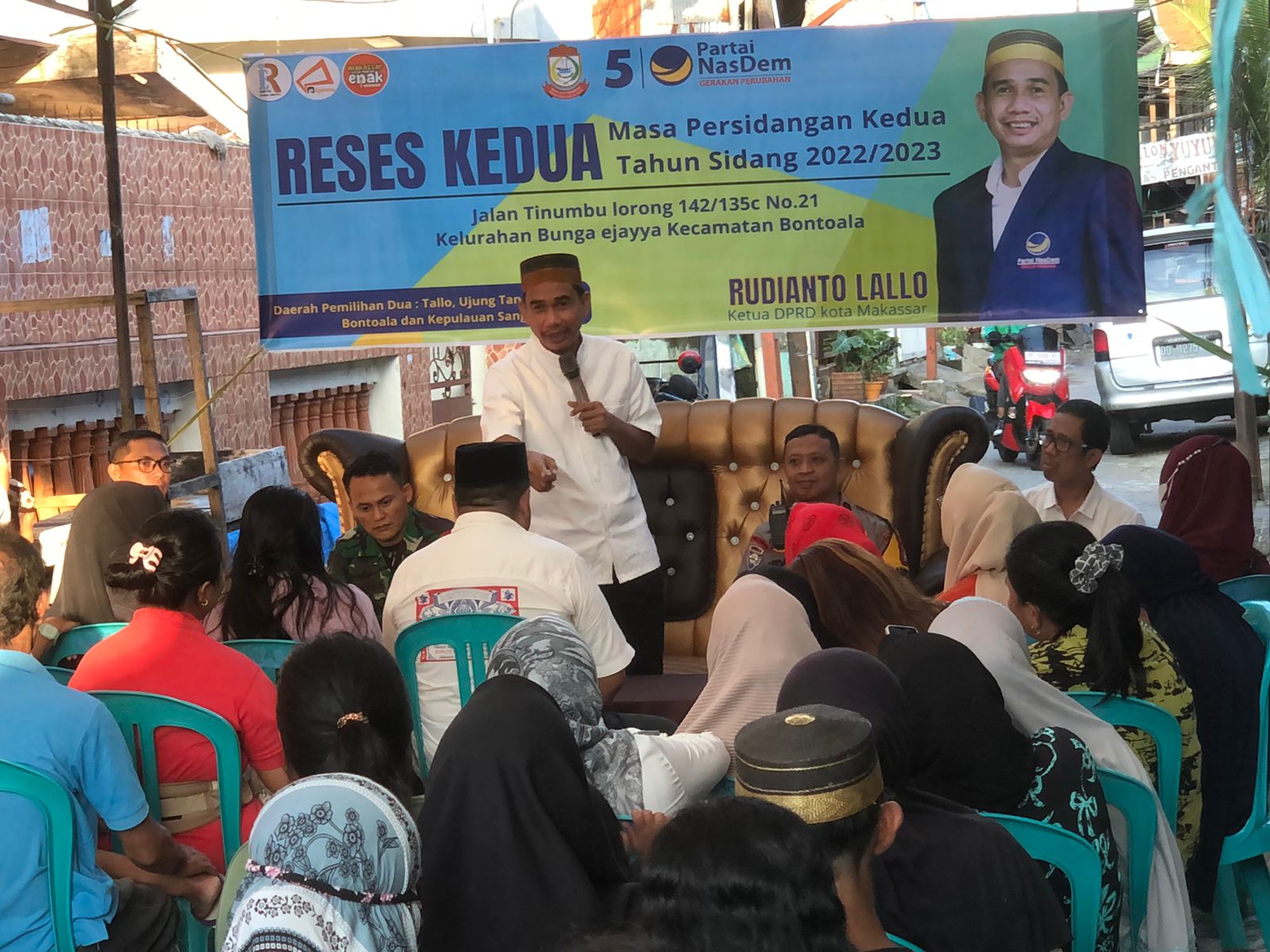 Serap Aspirasi Warga Bunga Ejaya, Rudianto Lallo Langsung Beri Solusinya