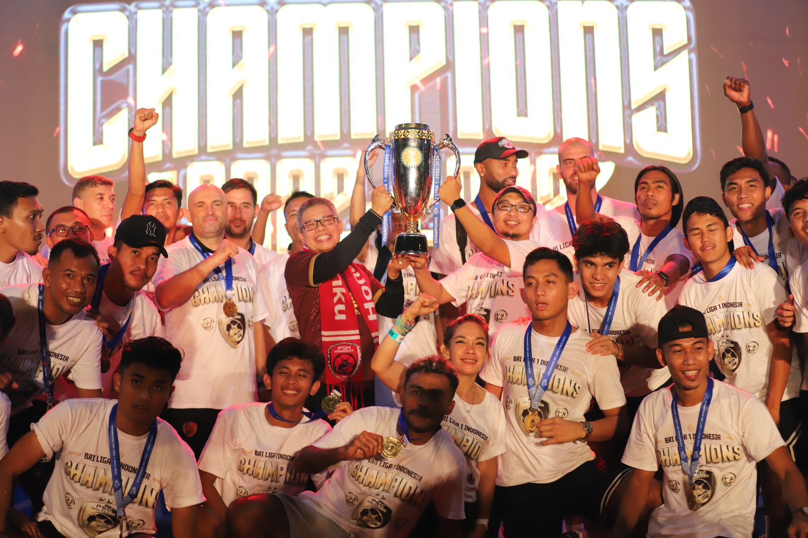 PSM Juara Liga 1 di Rumah Sendiri Parepare, Pelatih dan CEO Berterima Kasih ke Taufan Pawe