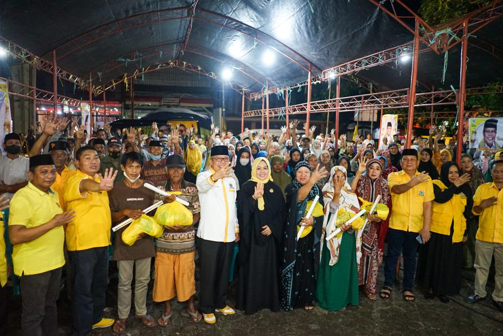 Ramadan Peduli Golkar Parepare, Erna Rasyid Taufan Pimpin Berbagi Paket Sembako ke Masyarakat 