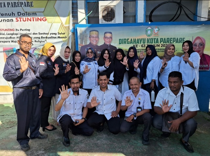 Langsung Aktif Hari Pertama Berkantor, DPPKB Parepare Kampanyekan Setop Stunting