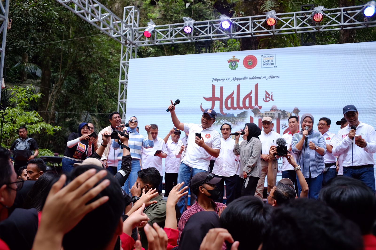 Amran Sulaiman-Danny Pomanto dan Alumni Unhas Mesra dalam Temu Alumni Nasional Kolaborasi untuk Global Geopark Pangkep