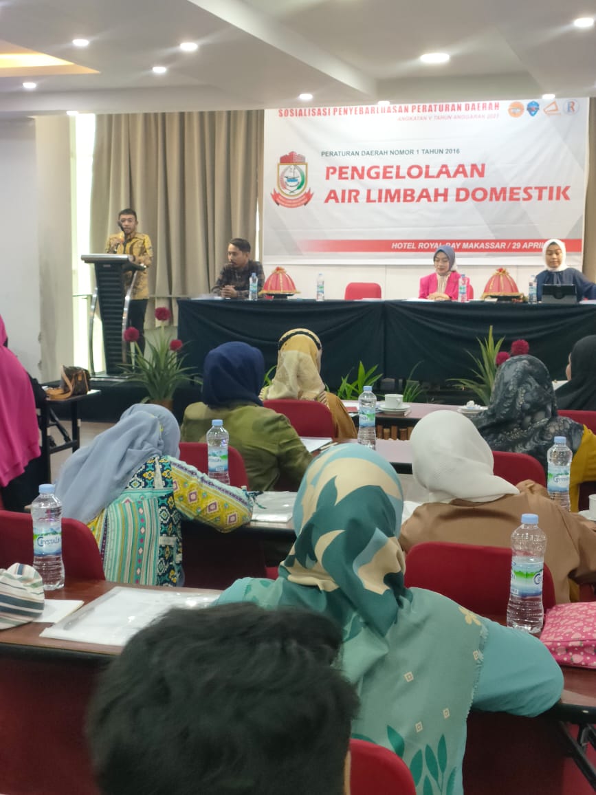 Hadiri Sosialisasi Perda, Ayman Adnan Beri Info Tentang Pengelolaan Air Limbah Domestik