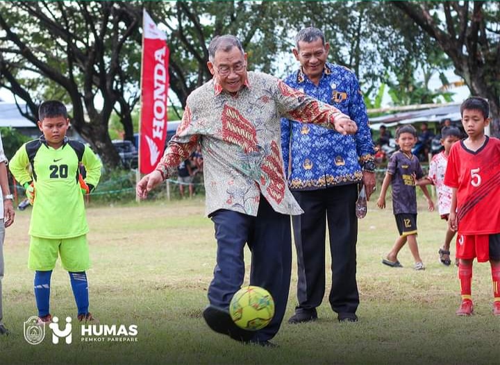 Ajang Pencarian Bibit Berbakat, Wawali Parepare Apresiasi Turnamen Sepak Bola Liga Anak Piala Dandim Cup II