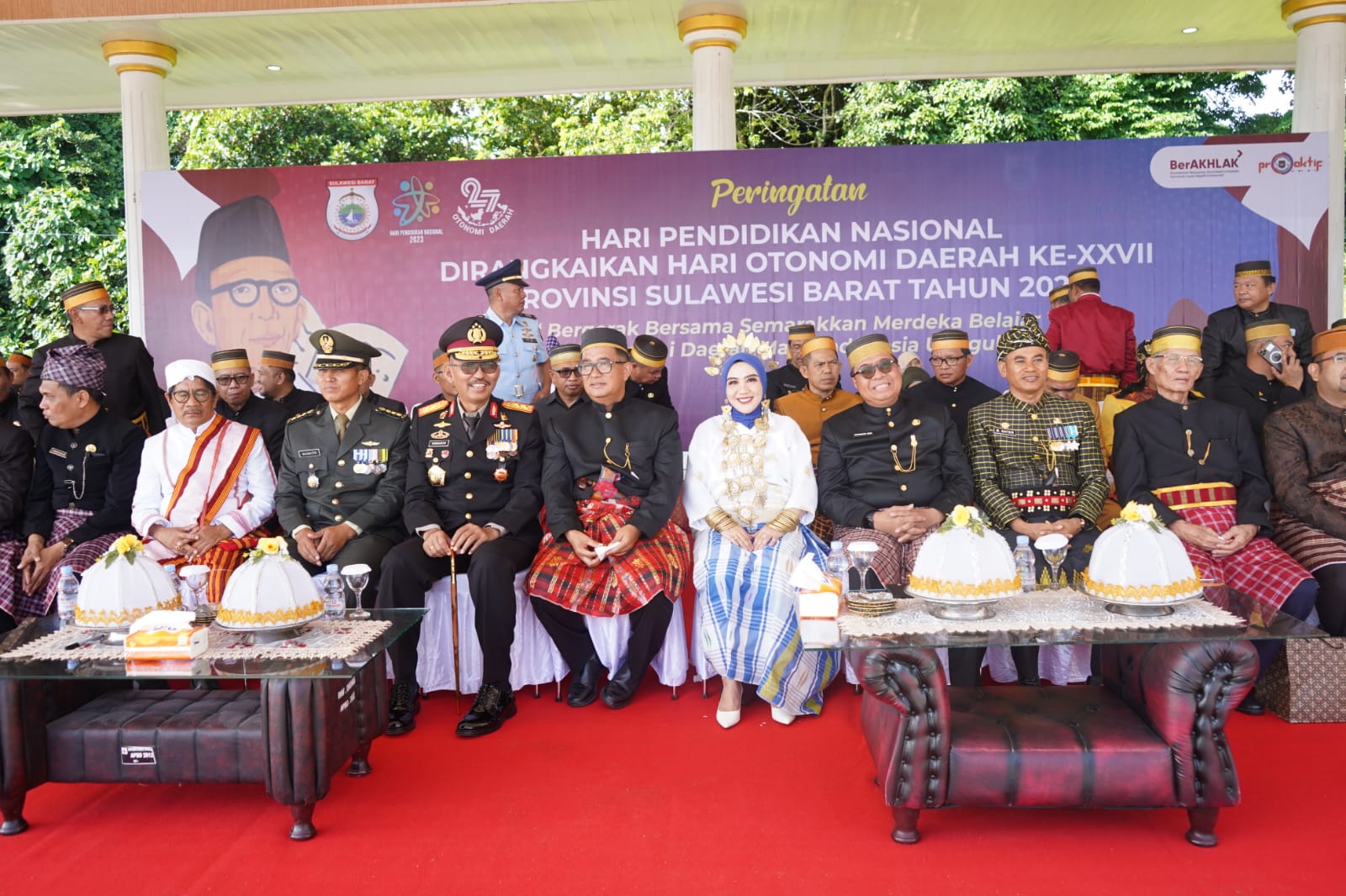 Plt Kadis Dikbud Hadiri Peringatan Hardiknas 2023 Tingkat Sulbar, Dirangkaikan Peringatan Hari OTDA